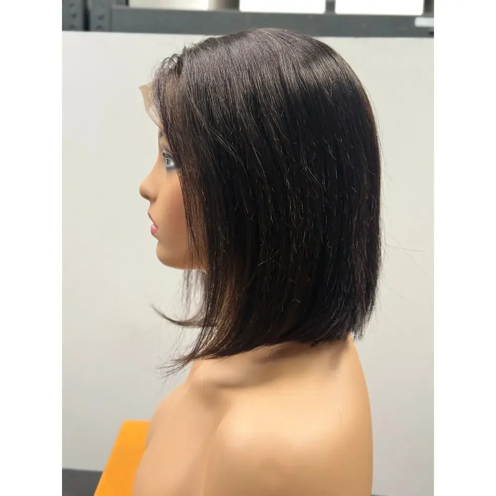 HJ Weave Beauty Short Bob Human Hair Wig Straight 12